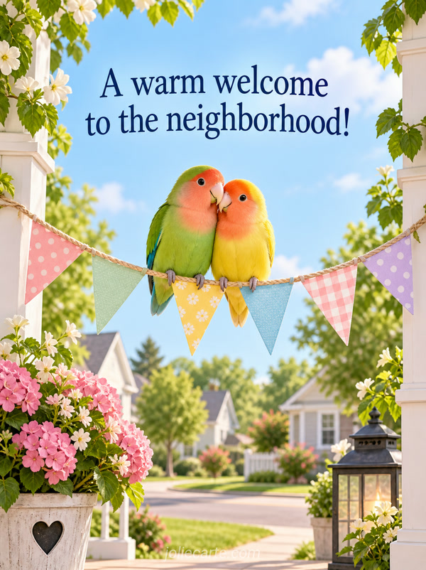 A warm welcome to the neighborhood! - Image