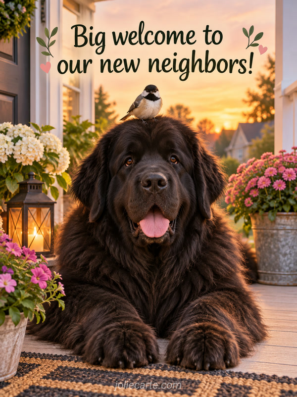 Big welcome to our new neighbors! - Image