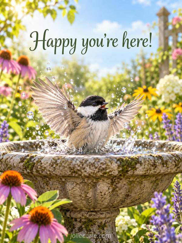 Happy you're here! - Image