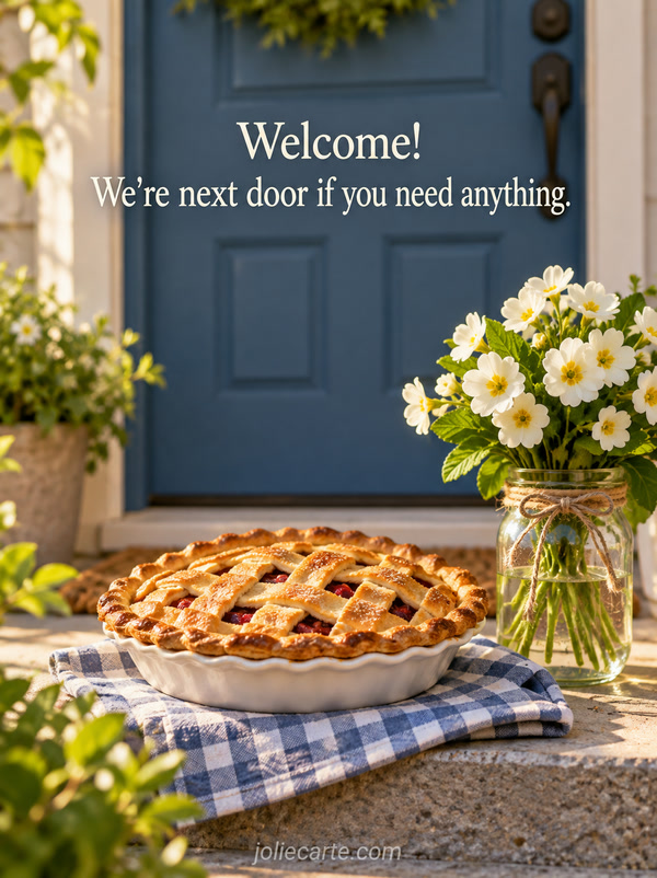 Welcome! We're next door if you need anything. - Image