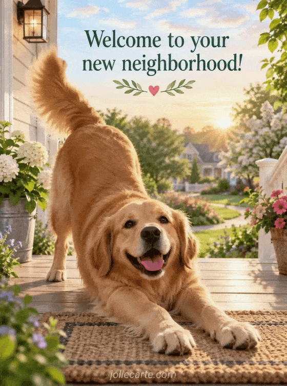 Welcome to your new neighborhood! - GIF