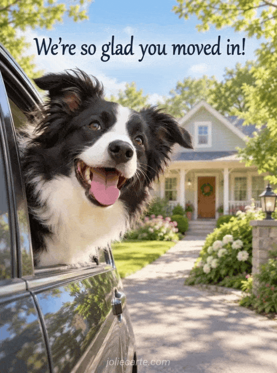 We're so glad you moved in! - GIF