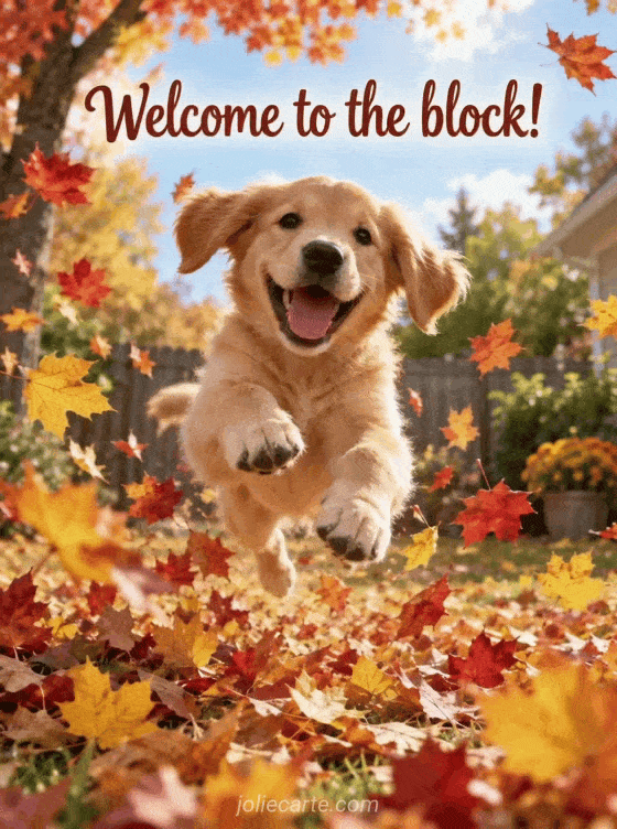 Welcome to the block! - GIF