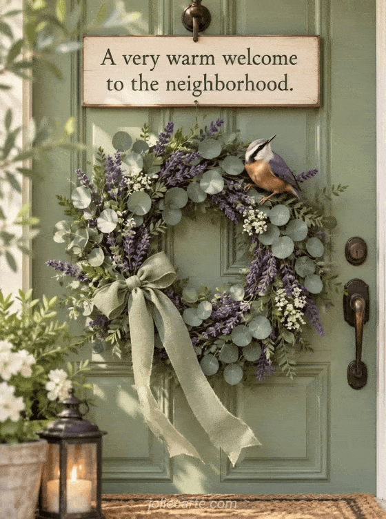 A very warm welcome to the neighborhood. - GIF