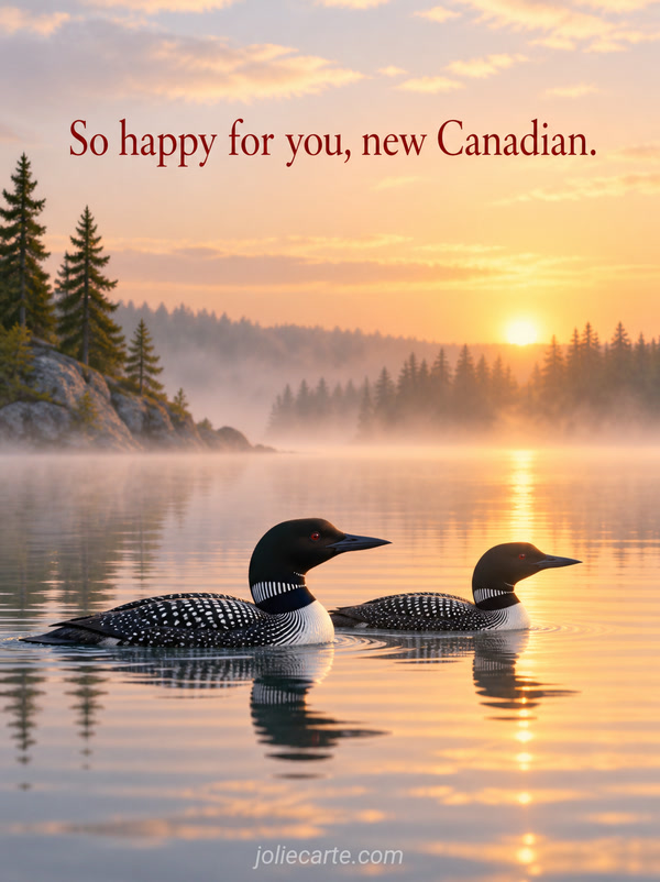 So happy for you, new Canadian. - Image