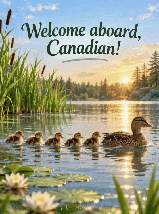 Welcome aboard, Canadian! - GIF