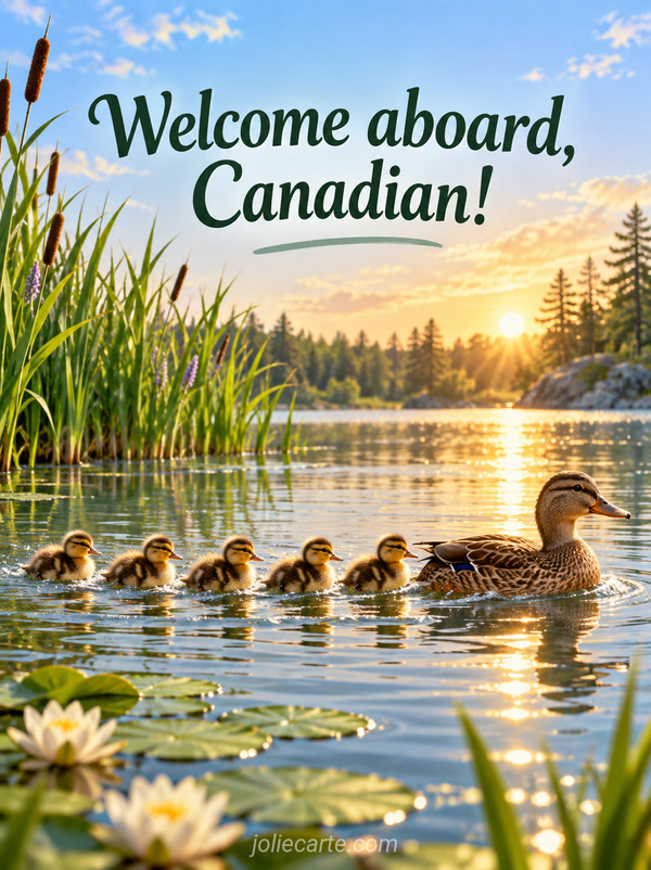 Welcome aboard, Canadian! - Image
