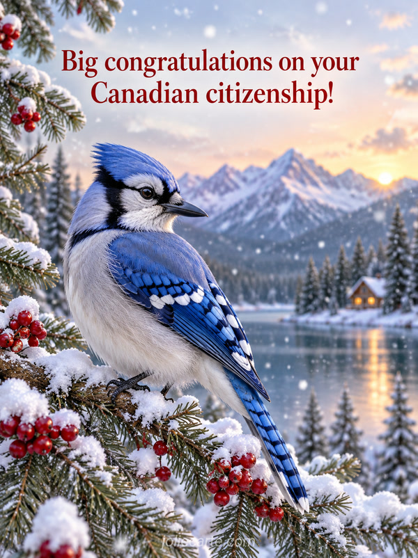 Big congratulations on your Canadian citizenship! - Image