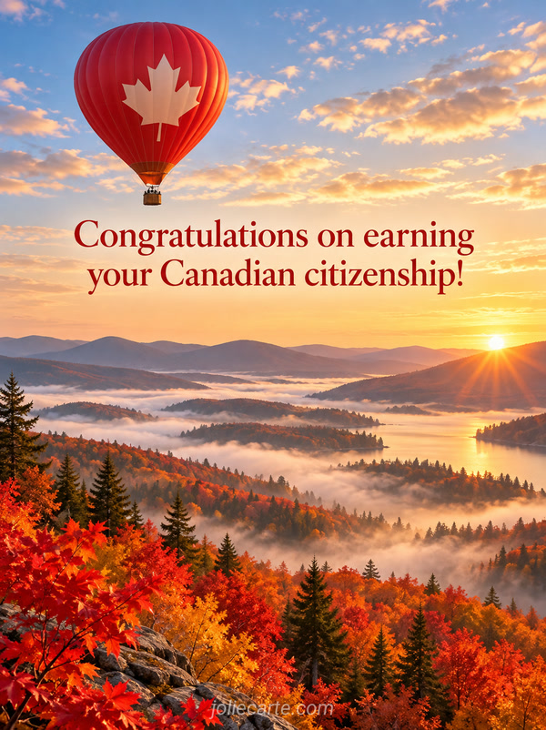 Congratulations on earning your Canadian citizenship! - Image
