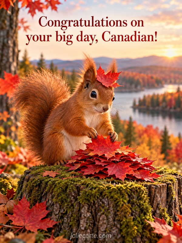 Congratulations on your big day, Canadian! - Image