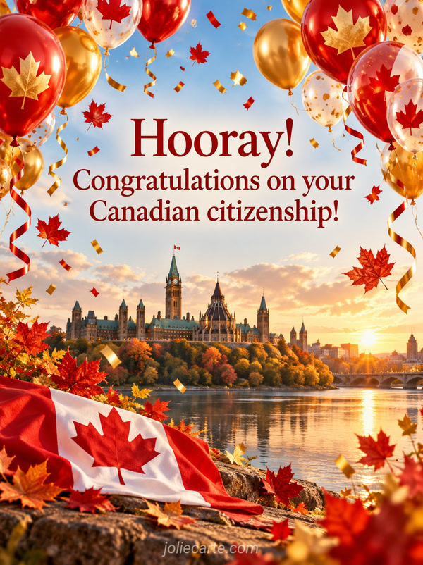 Hooray! Congratulations on your Canadian citizenship! - Image