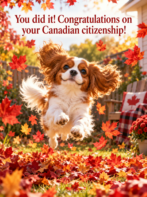 You did it! Congratulations on your Canadian citizenship! - Image