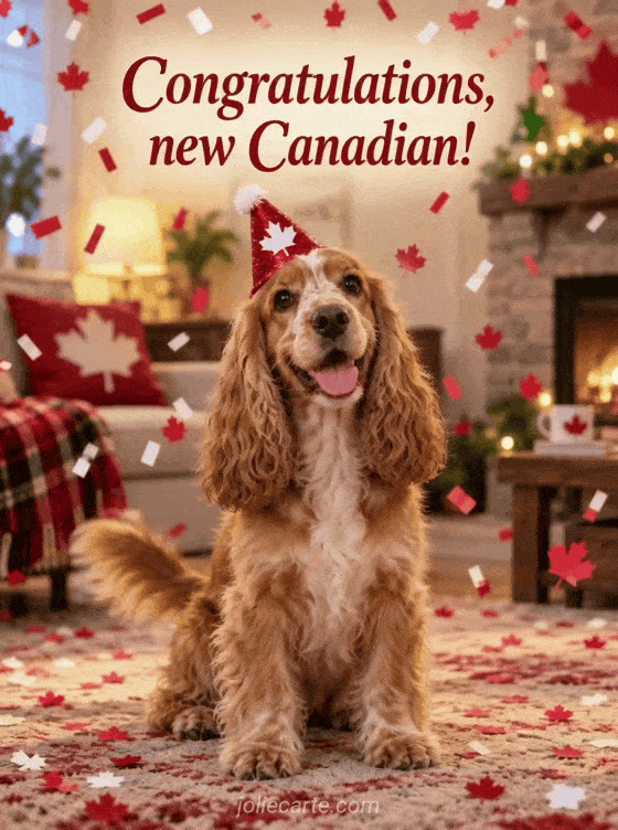Congratulations, new Canadian! - GIF
