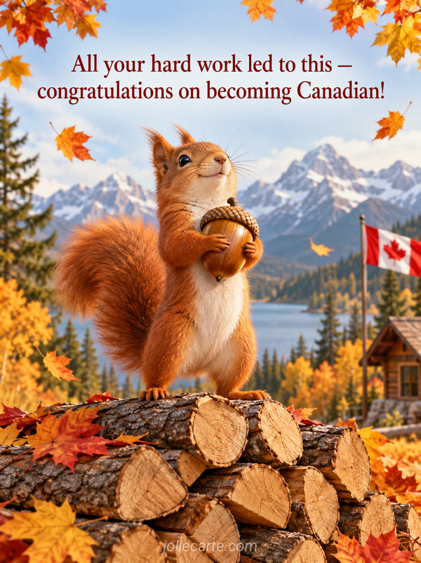 All your hard work led to this — congratulations on becoming Canadian! - Image