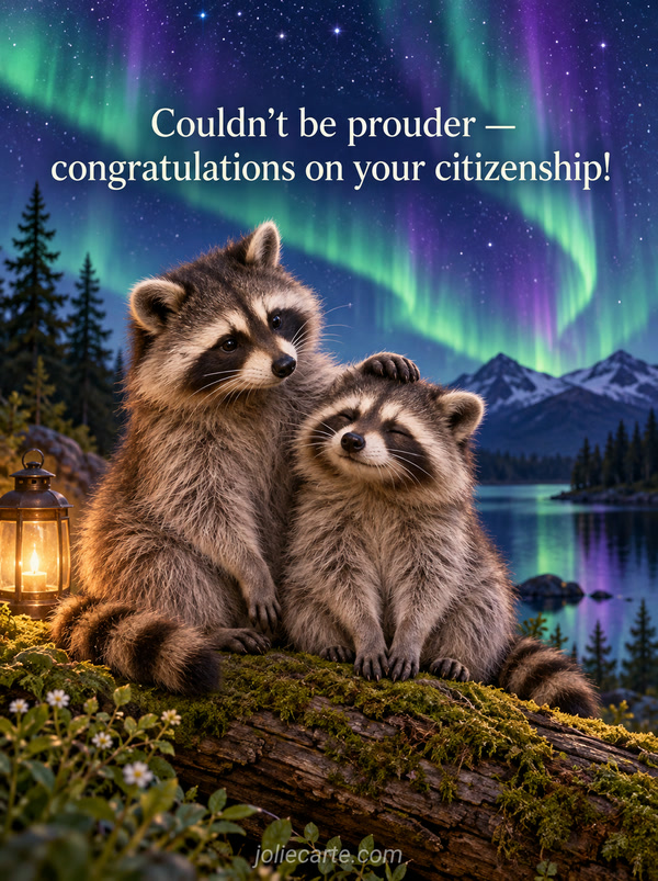 Couldn't be prouder — congratulations on your citizenship! - Image