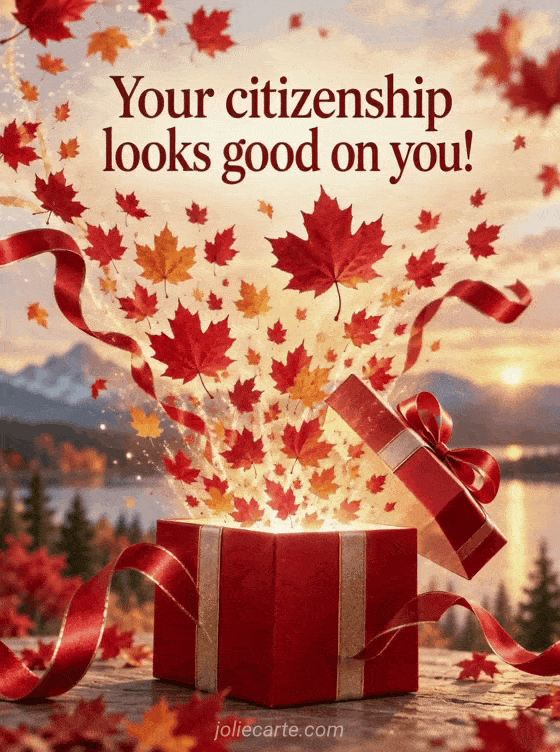 Your citizenship looks good on you! - GIF