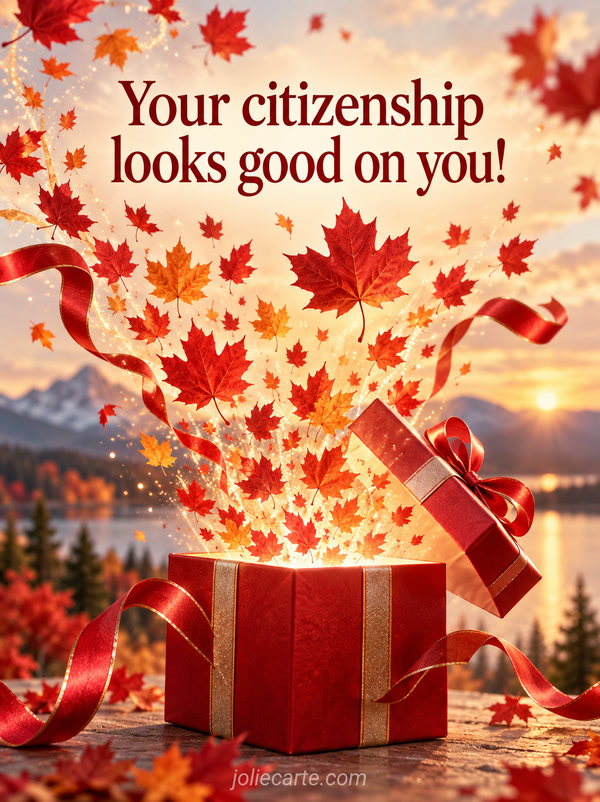 Your citizenship looks good on you! - Image