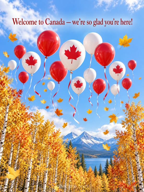 Welcome to Canada — we're so glad you're here! - Image