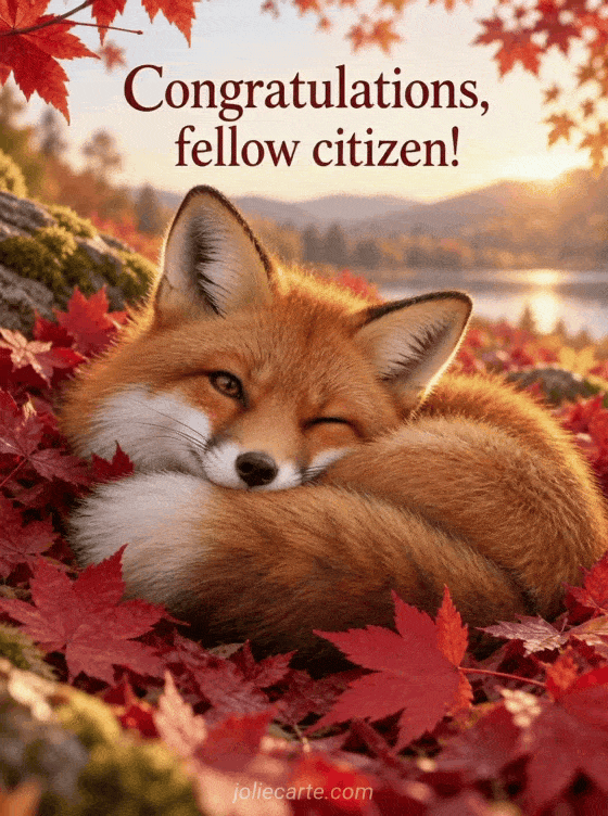 Congratulations, fellow citizen! - GIF