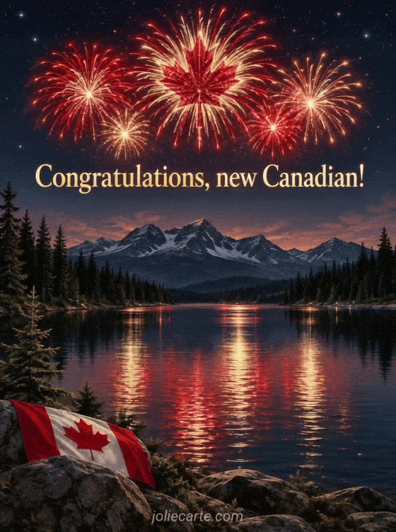 Congratulations, new Canadian! - GIF