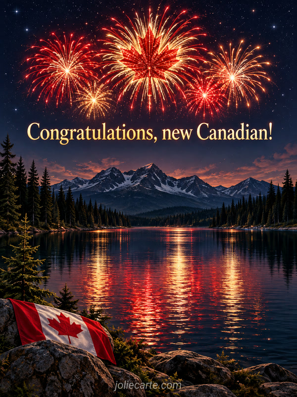 Congratulations, new Canadian! - Image