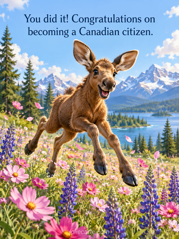 You did it! Congratulations on becoming a Canadian citizen. - Image
