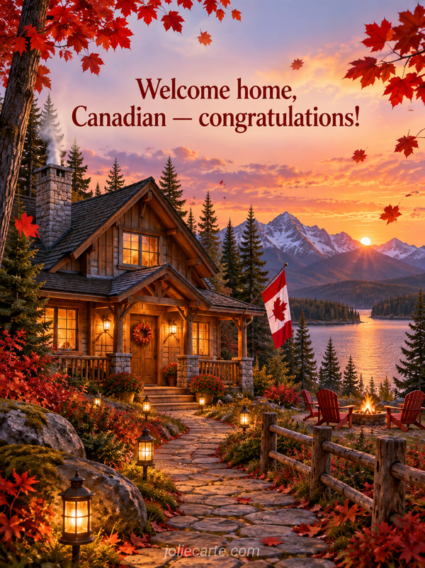 Welcome home, Canadian — congratulations! - Image