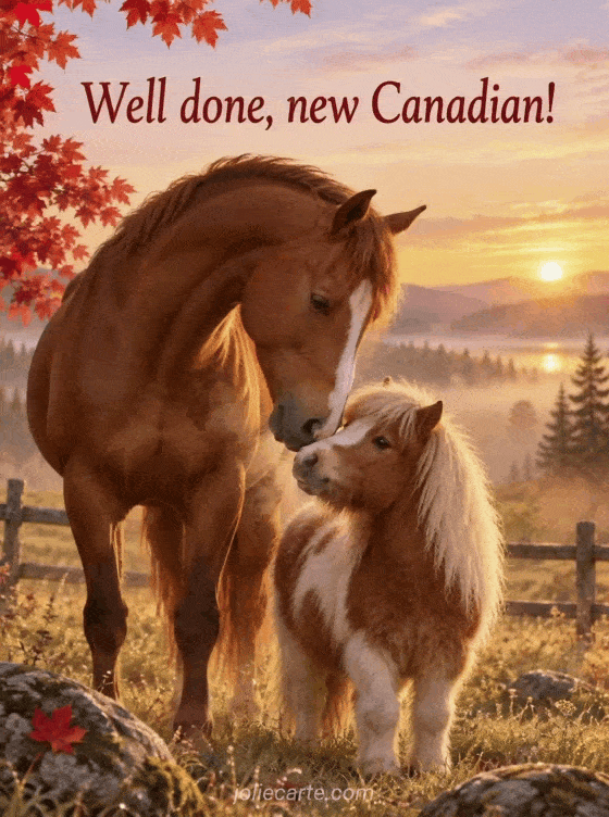 Well done, new Canadian! - GIF