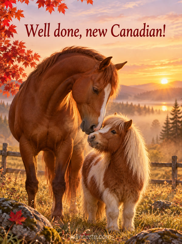 Well done, new Canadian! - Image