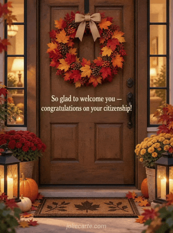 So glad to welcome you — congratulations on your citizenship! - GIF