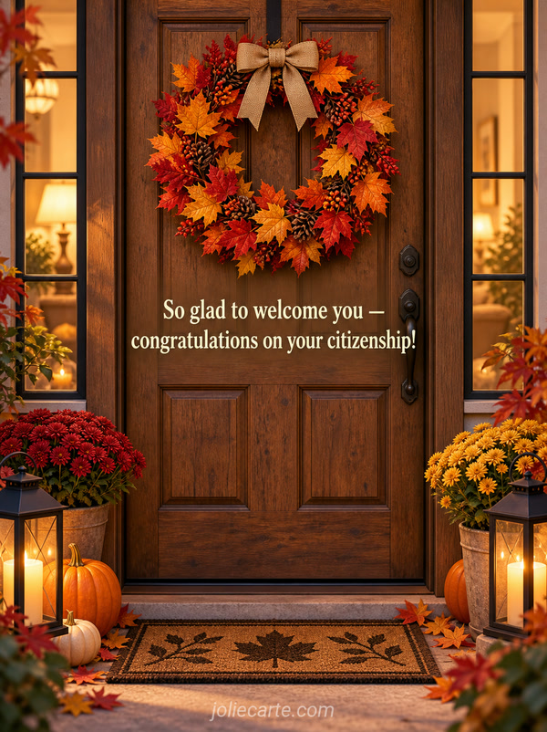 So glad to welcome you — congratulations on your citizenship! - Image