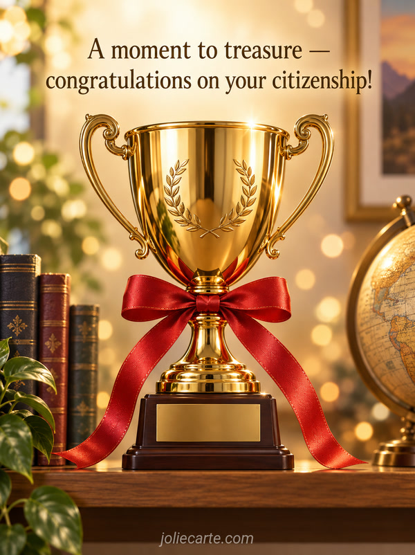 A moment to treasure — congratulations on your citizenship! - Image