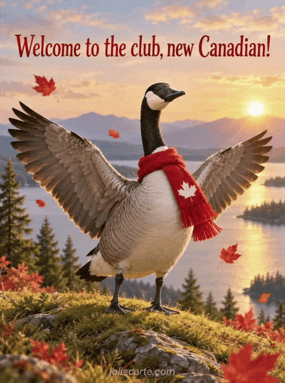 Welcome to the club, new Canadian! - GIF