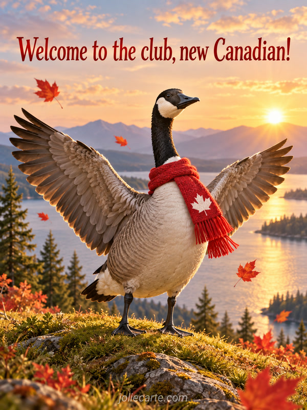 Welcome to the club, new Canadian! - Image
