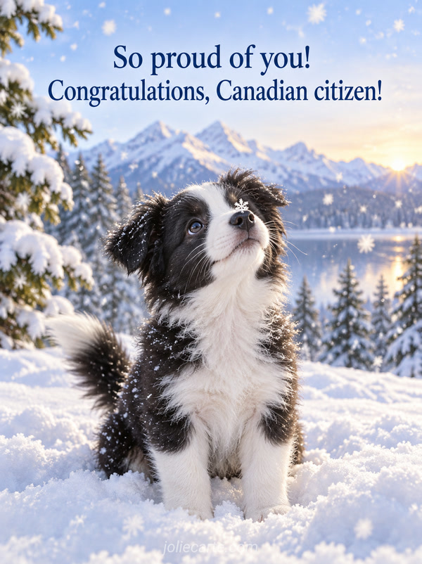 So proud of you! Congratulations, Canadian citizen! - Image
