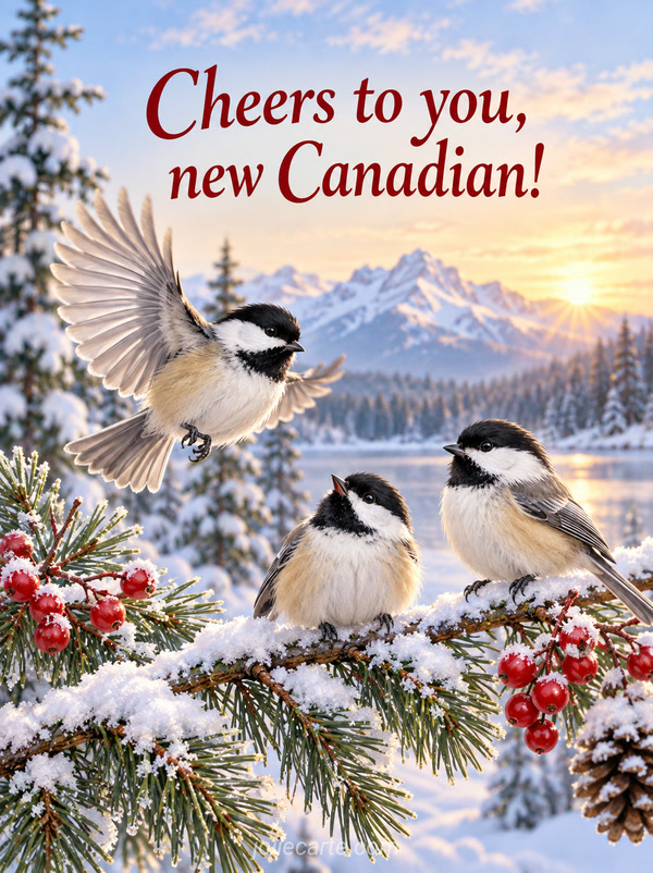 Cheers to you, new Canadian! - Image