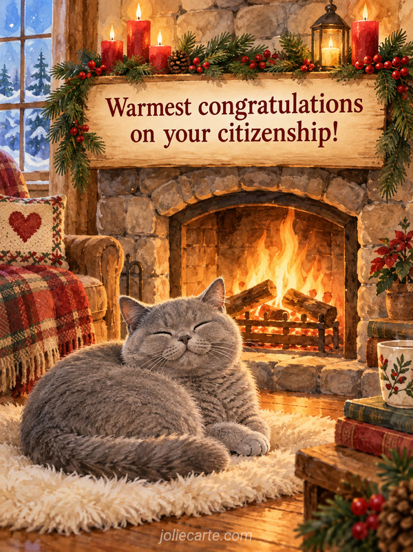 Warmest congratulations on your citizenship! - Image