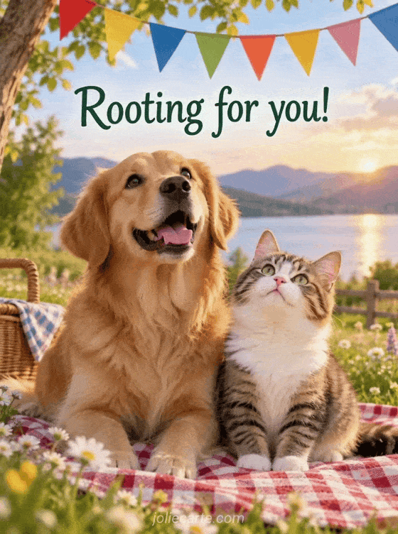 Rooting for you! - GIF