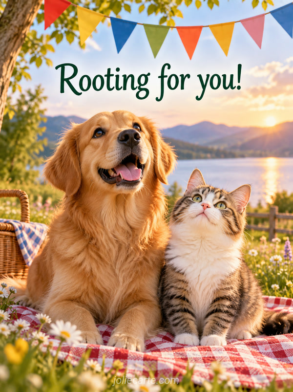 Rooting for you! - Image