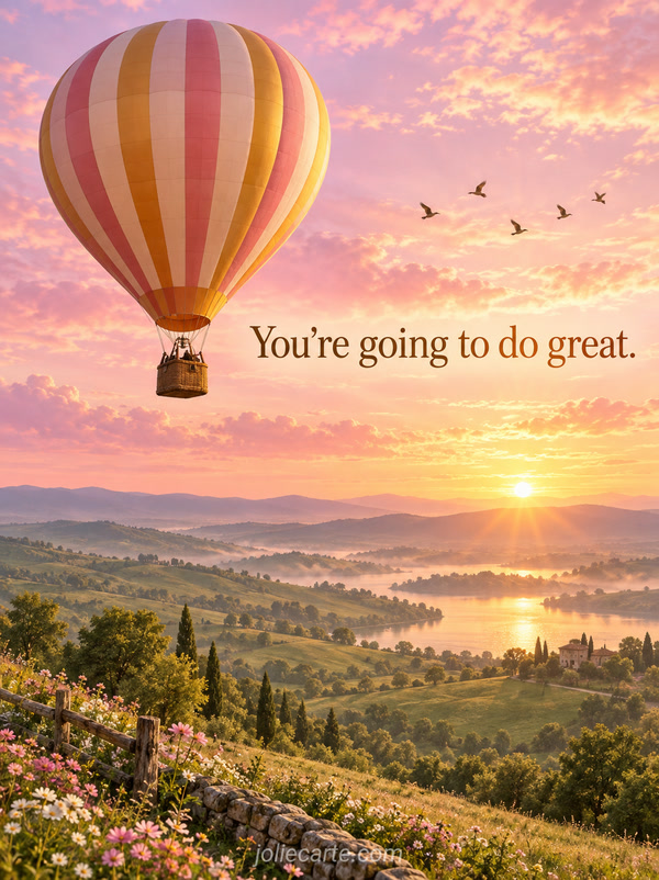 You're going to do great. - Image