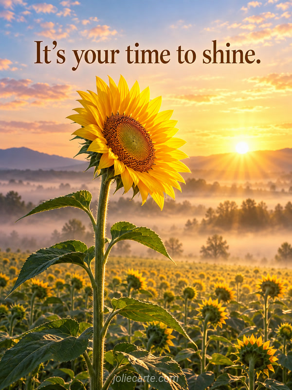 It's your time to shine. - Image