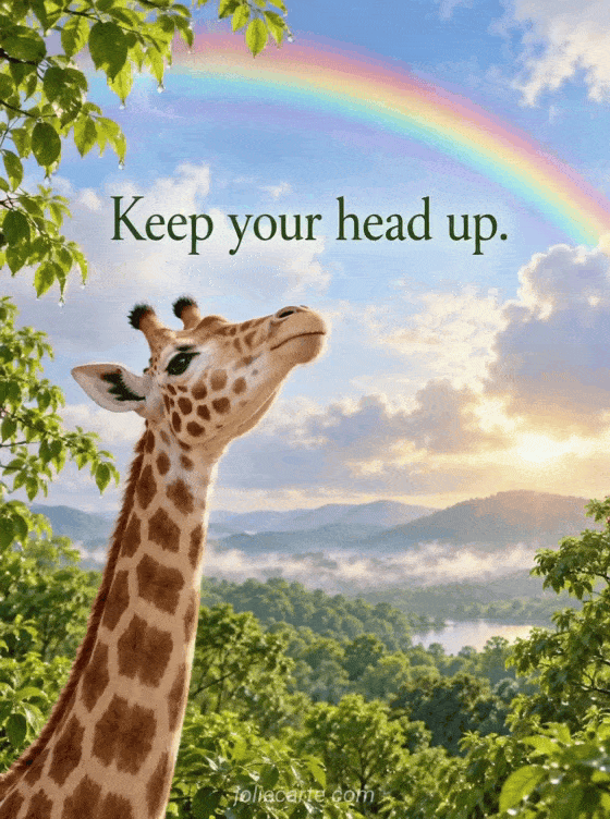 Keep your head up. - GIF