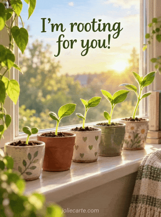 I'm rooting for you! - GIF