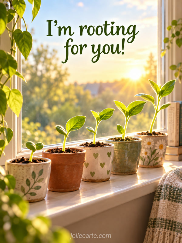 I'm rooting for you! - Image