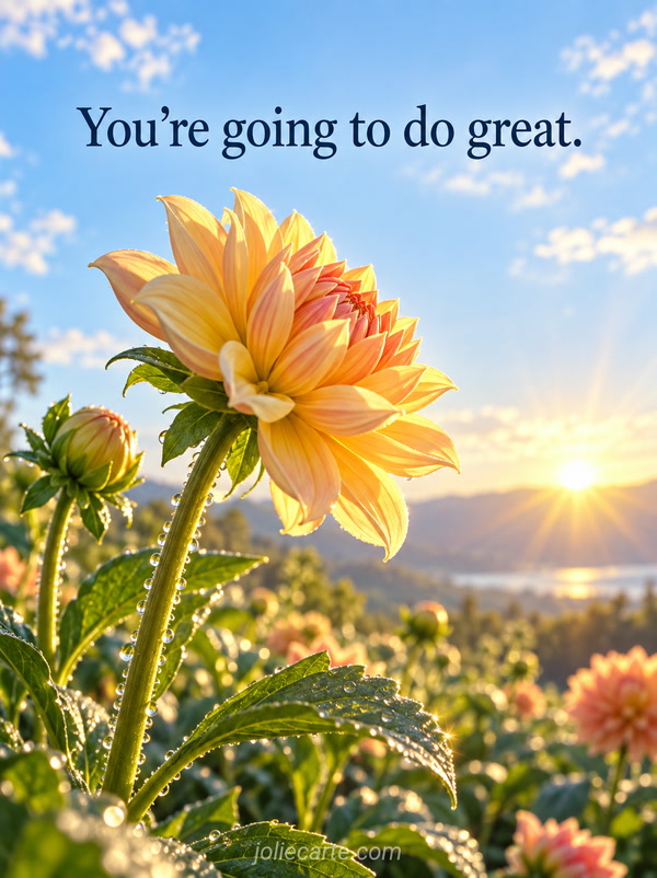 You're going to do great. - Image