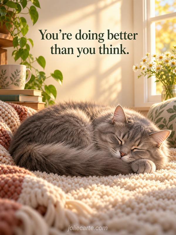 You're doing better than you think. - Image
