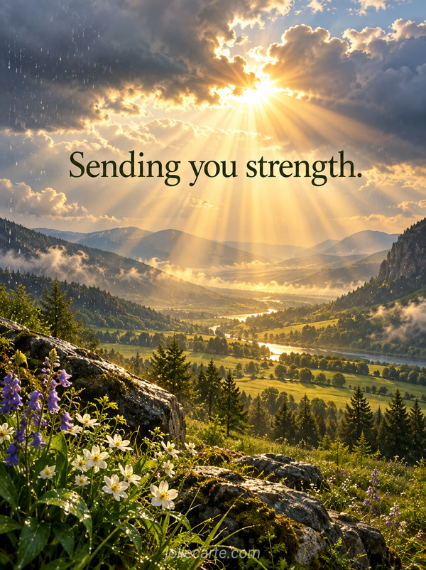 Sending you strength. - Image