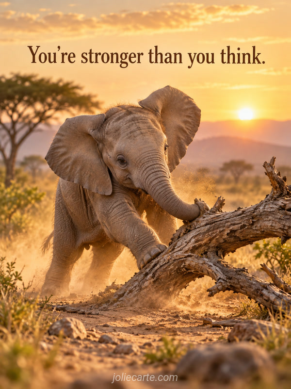 You're stronger than you think. - Image