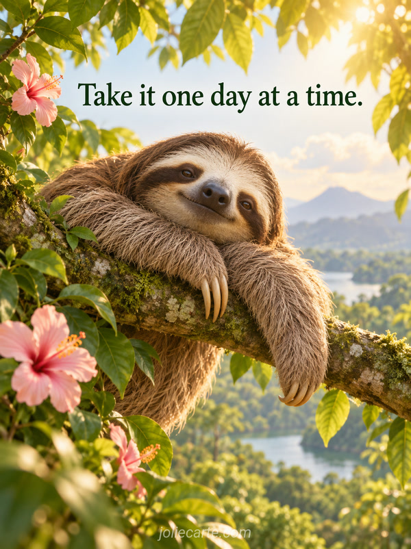 Take it one day at a time. - Image