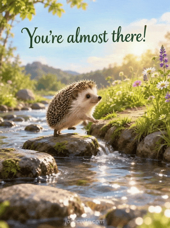 You're almost there! - GIF